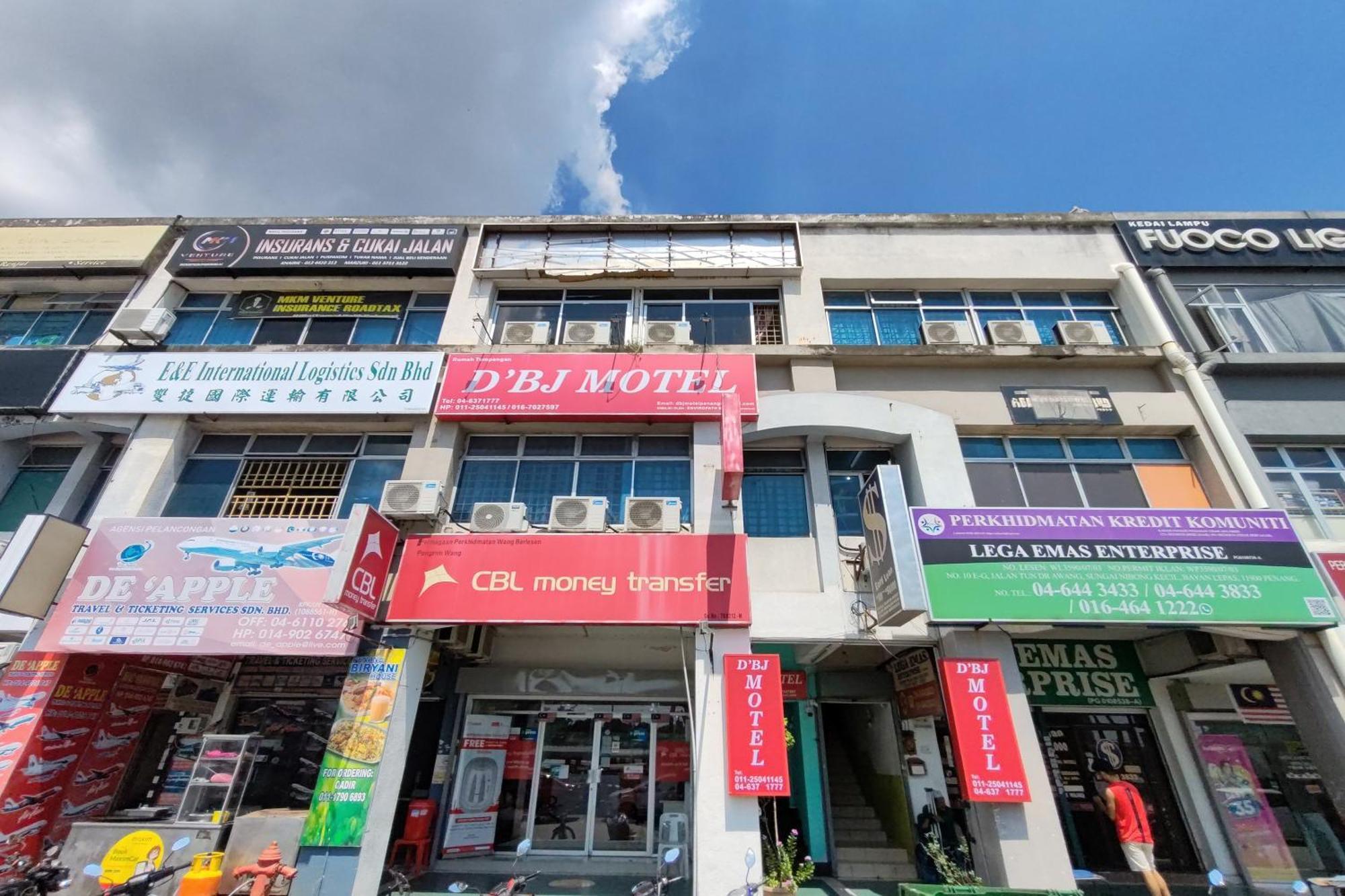 D'Bj Motel Bayan Lepas Exteriör bild