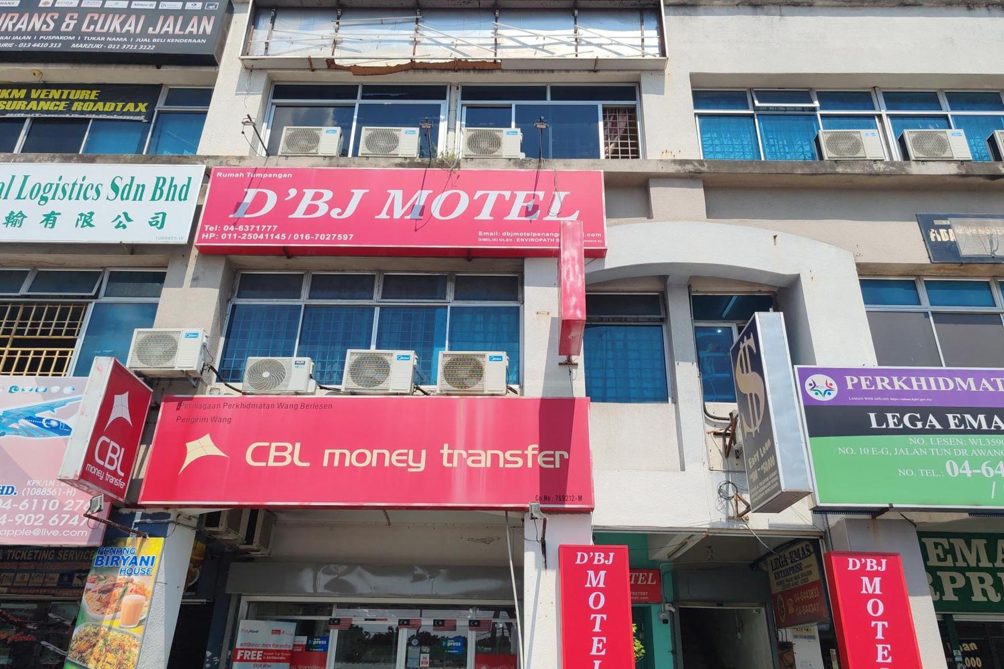 D'Bj Motel Bayan Lepas Exteriör bild